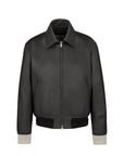 Dior Leather Jacket - Black