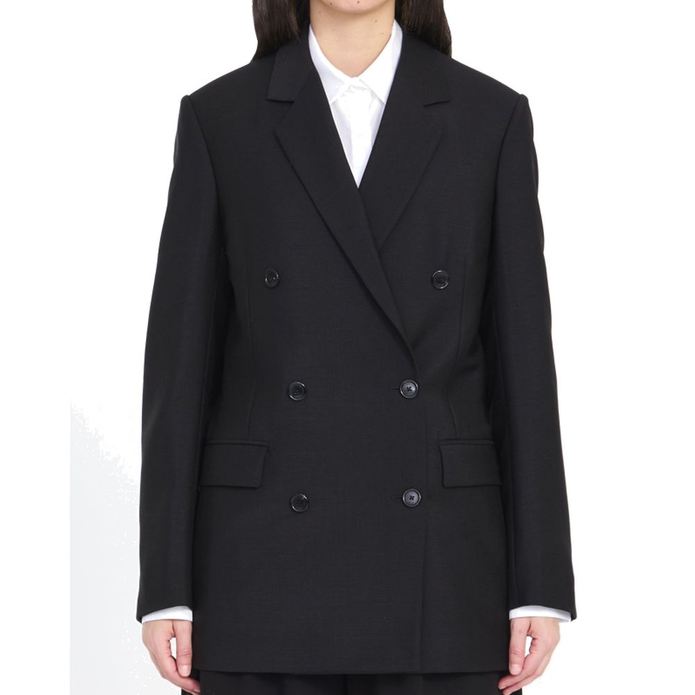 Loewe Mohair-Wool Blazer - Black
