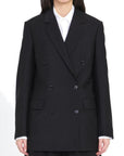 Loewe Mohair-Wool Blazer - Black