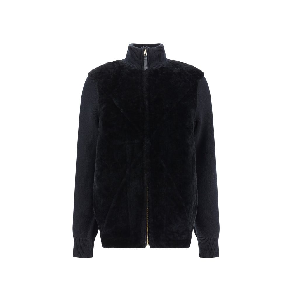 Loewe Shearling Jacket - Black 