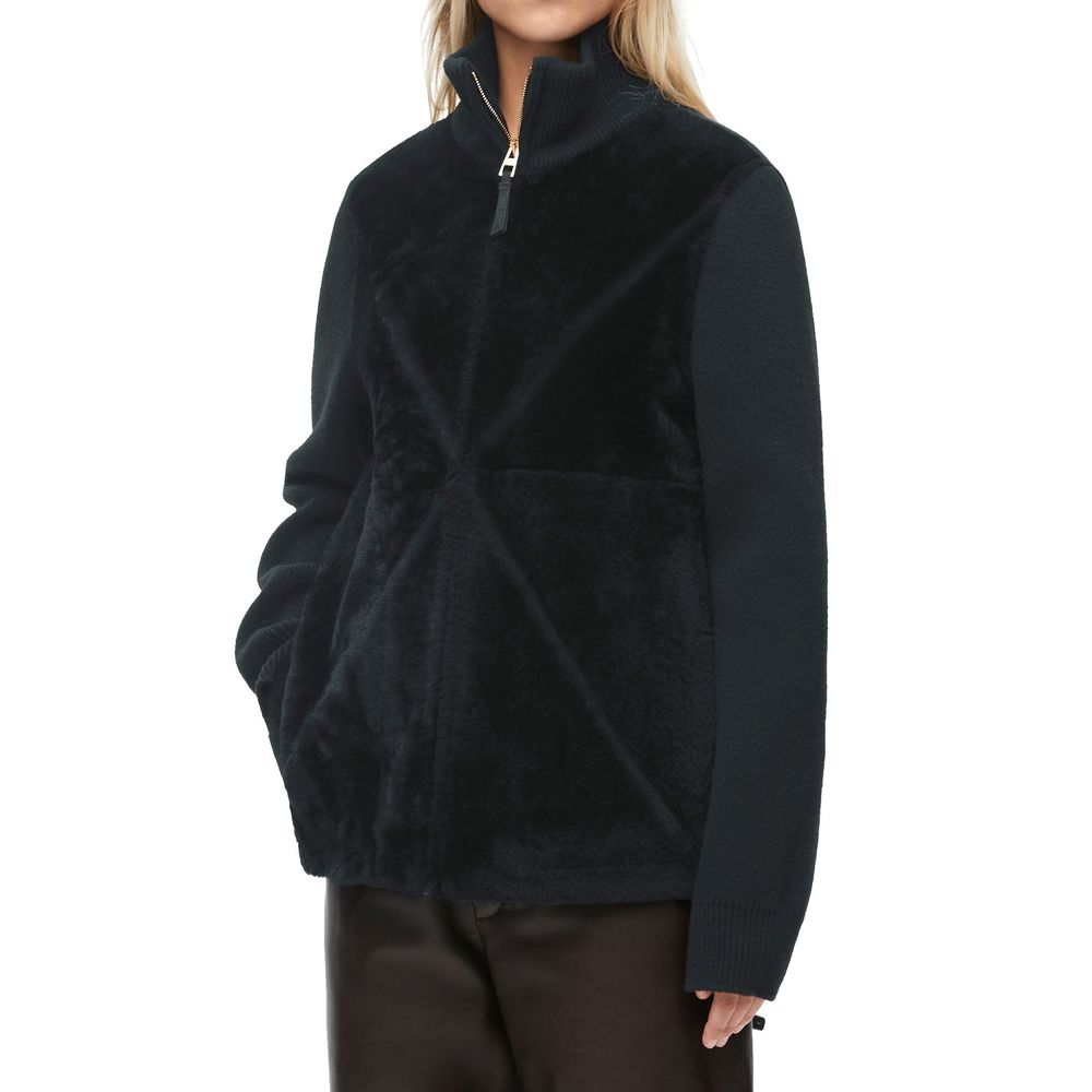 Loewe Shearling Jacket - Black 