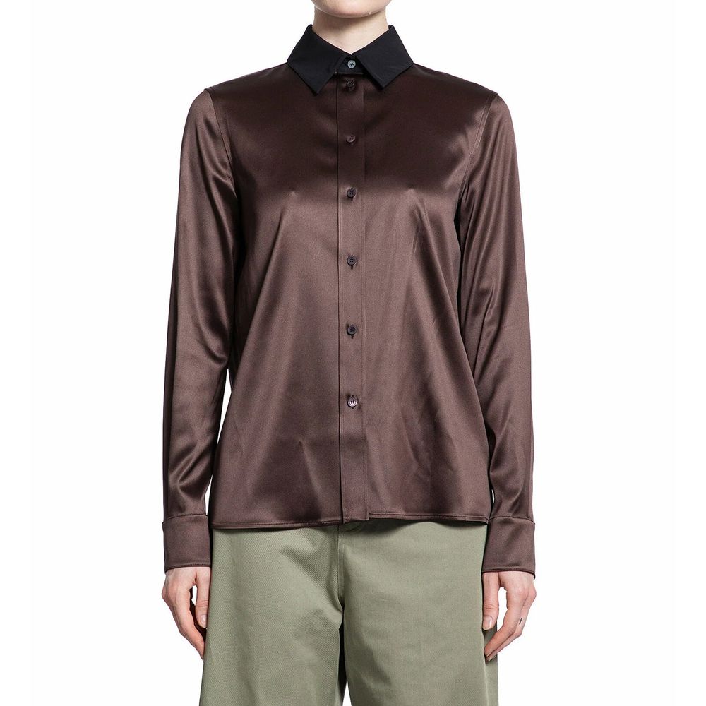 Loewe Silk Shirt - Brown