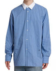 Loewe Striped Oversize Collar Shirt