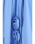 Ella Roses Chemisier Shirt Dress - Ceruelan Blue