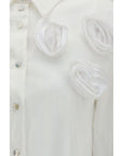Ella Roses Shirt - White