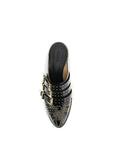 Chloé Susan Studded Leather Mules - Black