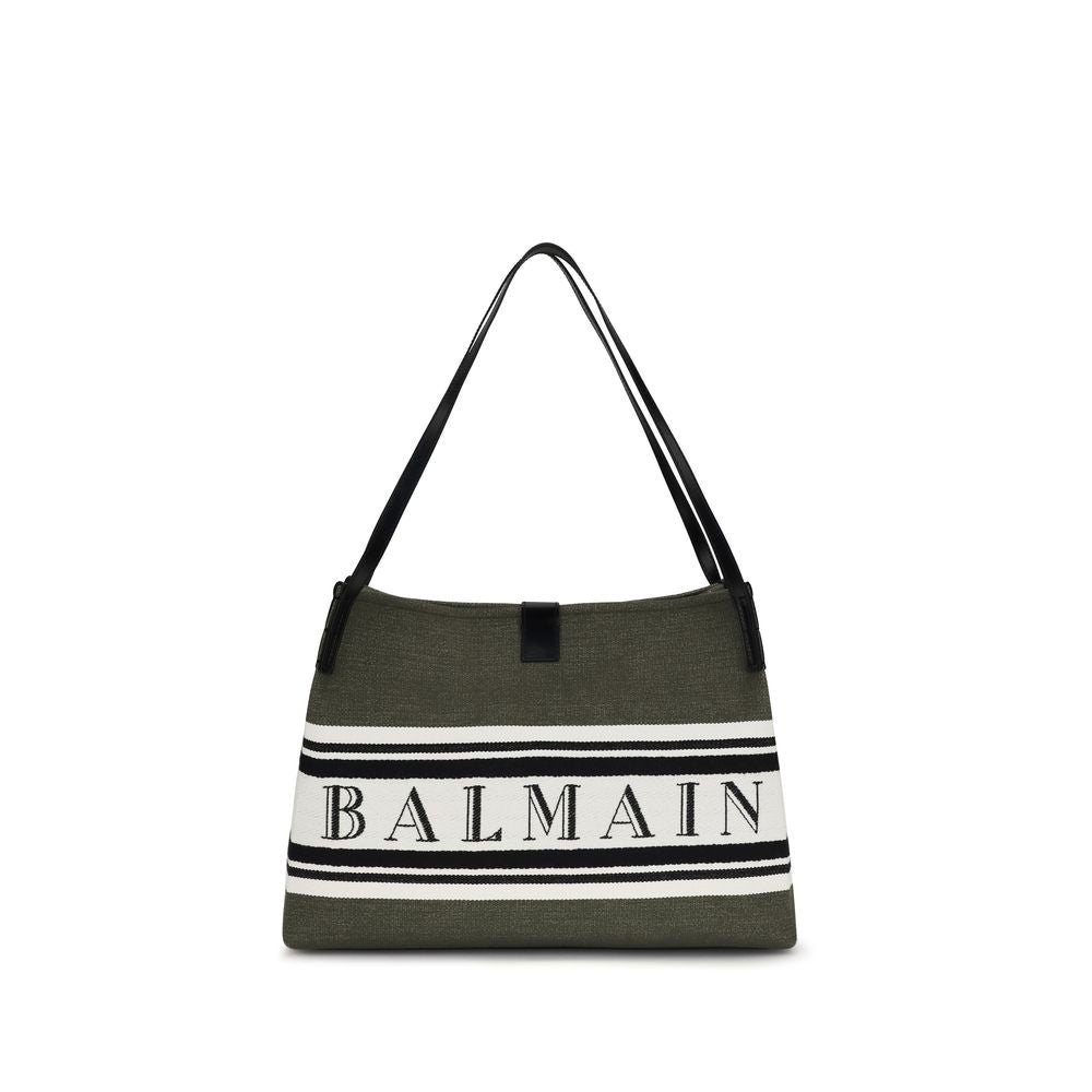 Balmain Medium Release Shopper Bag - Black