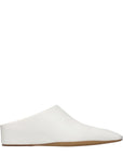 Jil Sander Leather Mules - White