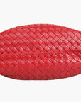 Bottega Veneta Intrecciato Leather Tote Bag - Red