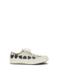 Comme Des Garçons Play x Converse Canvas Low Top Sneakers - White