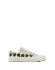 Comme Des Garçons Play x Converse Canvas Low Top Sneakers - White