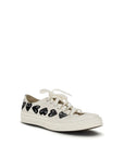 Comme Des Garçons Play x Converse Canvas Low Top Sneakers - White
