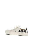 Comme Des Garçons Play x Converse Canvas Low Top Sneakers - White