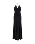 Self-Portrait Halter Neck Cocktail Maxi Dress - Black