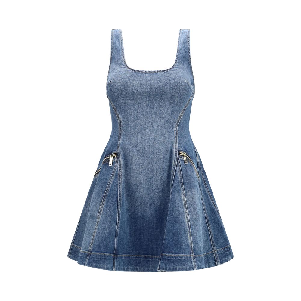 Self-Portrait Vintage Denim Mini Dress
