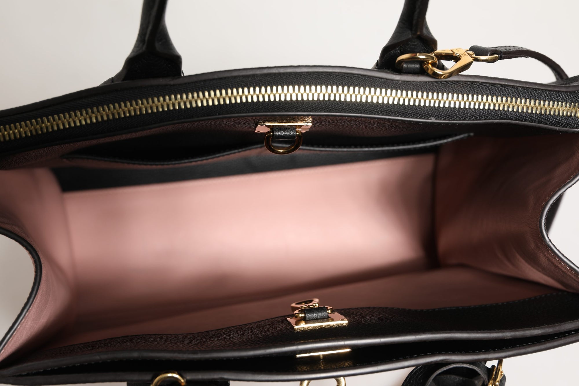 Louis Vuitton Two-Tone City Steamer Leather Handbag - Black &amp; Pink