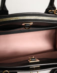 Louis Vuitton Two-Tone City Steamer Leather Handbag - Black & Pink
