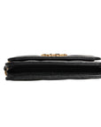Chanel 19 Flap Coin Purse Quilted Leather Crossbody - Black