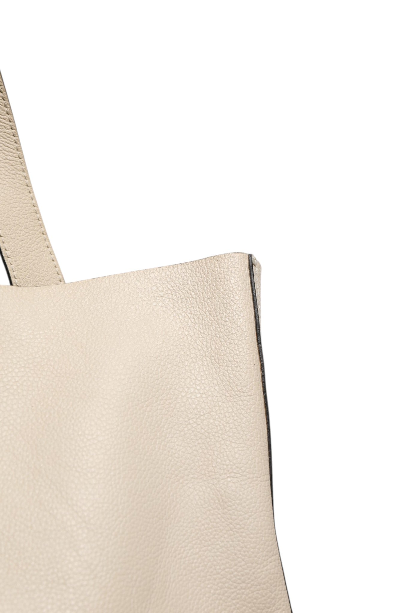 Gucci Web Sherry Logo Print Tote Bag - Ivory/White