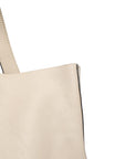 Gucci Web Sherry Logo Print Tote Bag - Ivory/White