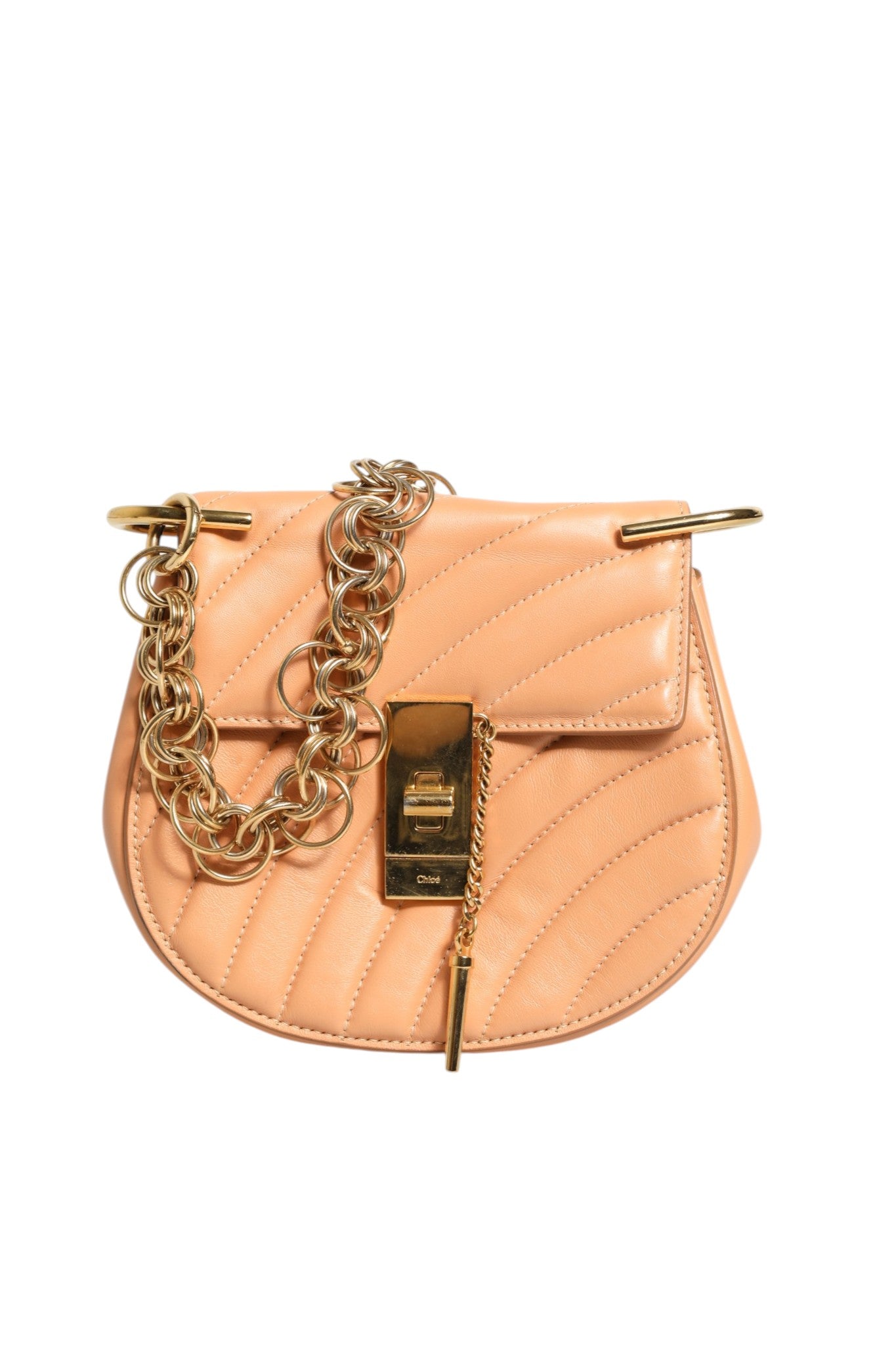 Chloé Leather Drew Bijou Shoulder Bag