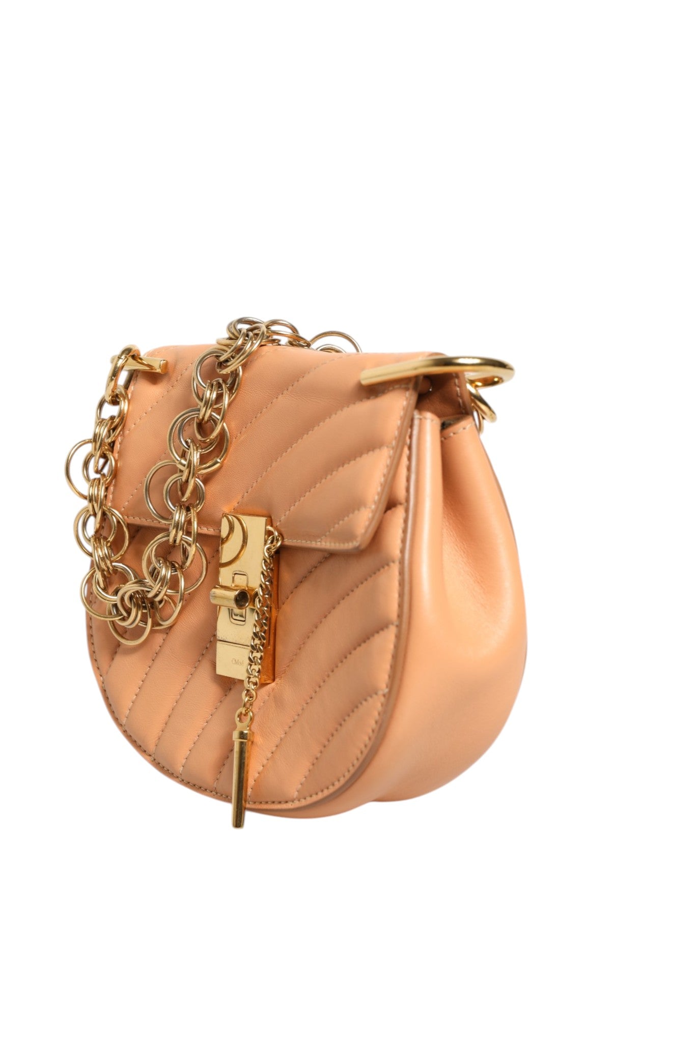 Chloé Leather Drew Bijou Shoulder Bag