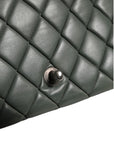 Chanel Quilted Leather Shoulder Bag - Deep Green