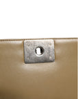 Chanel Leather Boy Bag - Olive