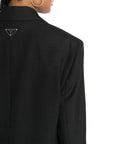 Prada Virgin Wool Blazer - Black