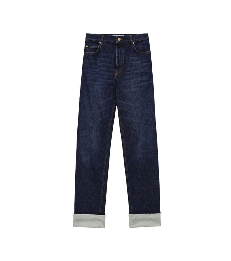 Loewe Rolled Hem Regular Fit Denim Jeans