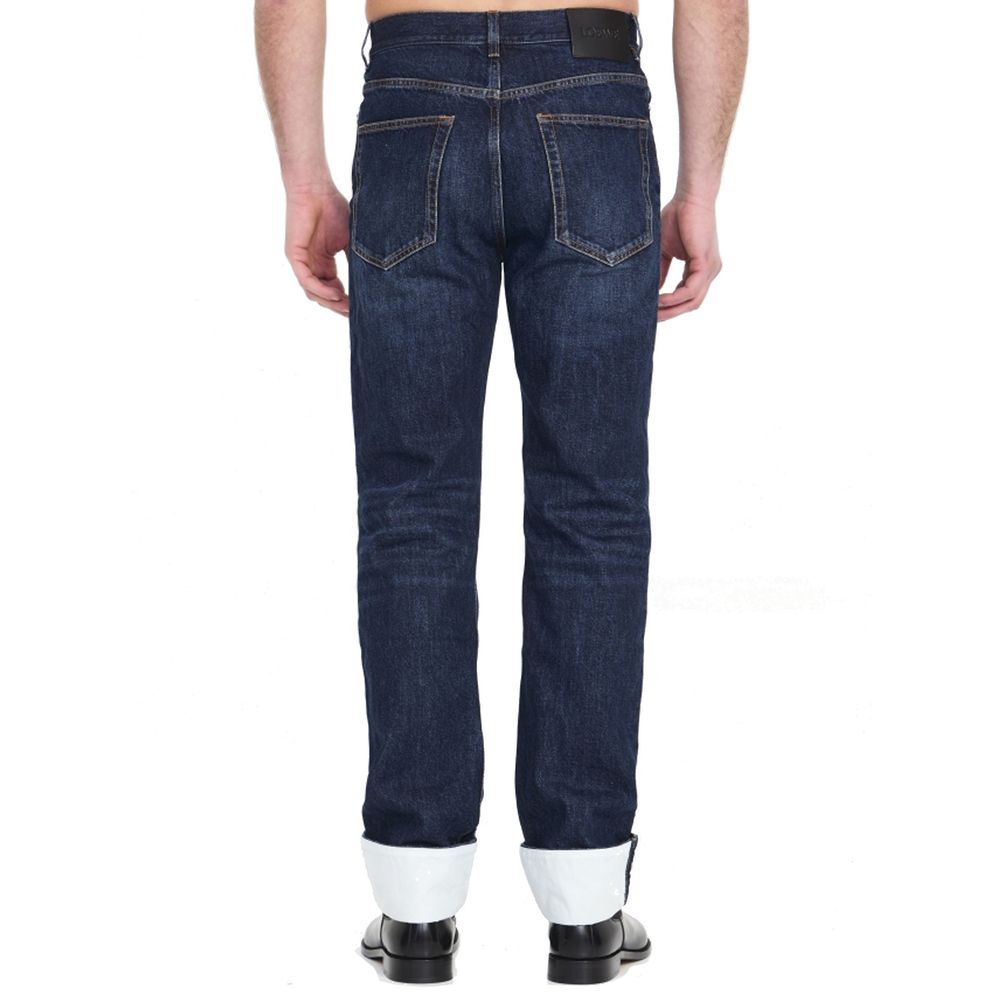 Loewe Rolled Hem Regular Fit Denim Jeans