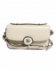 Gucci Petite GG Flap Shoulder Bag - Ivory/Cream