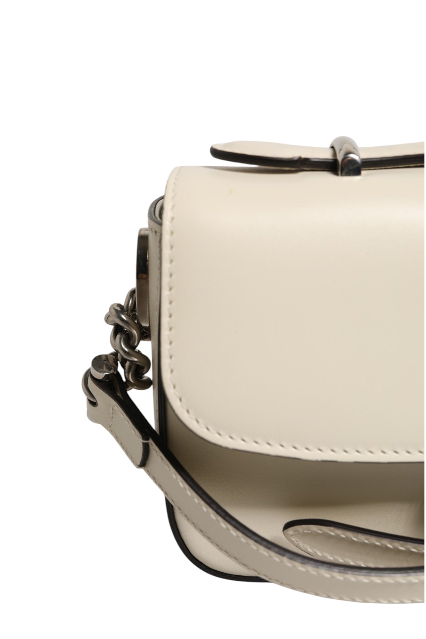 Gucci Petite GG Flap Shoulder Bag - Ivory/Cream