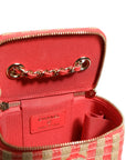 Chanel Raffia/Jute Mini Vanity Case
