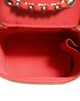 Chanel Raffia/Jute Mini Vanity Case
