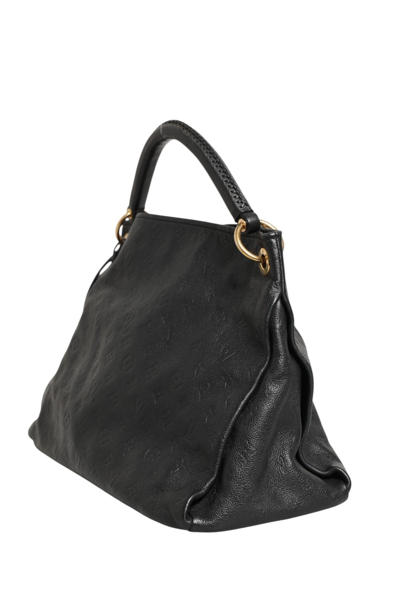 Used Louis Vuitton Black Monogram Empreinte Artsy MM Handbag