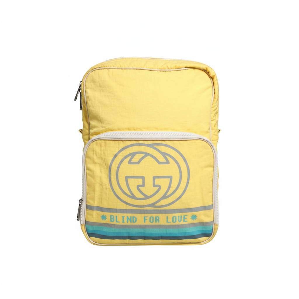 Gucci Blind For Love Backpack - Yellow