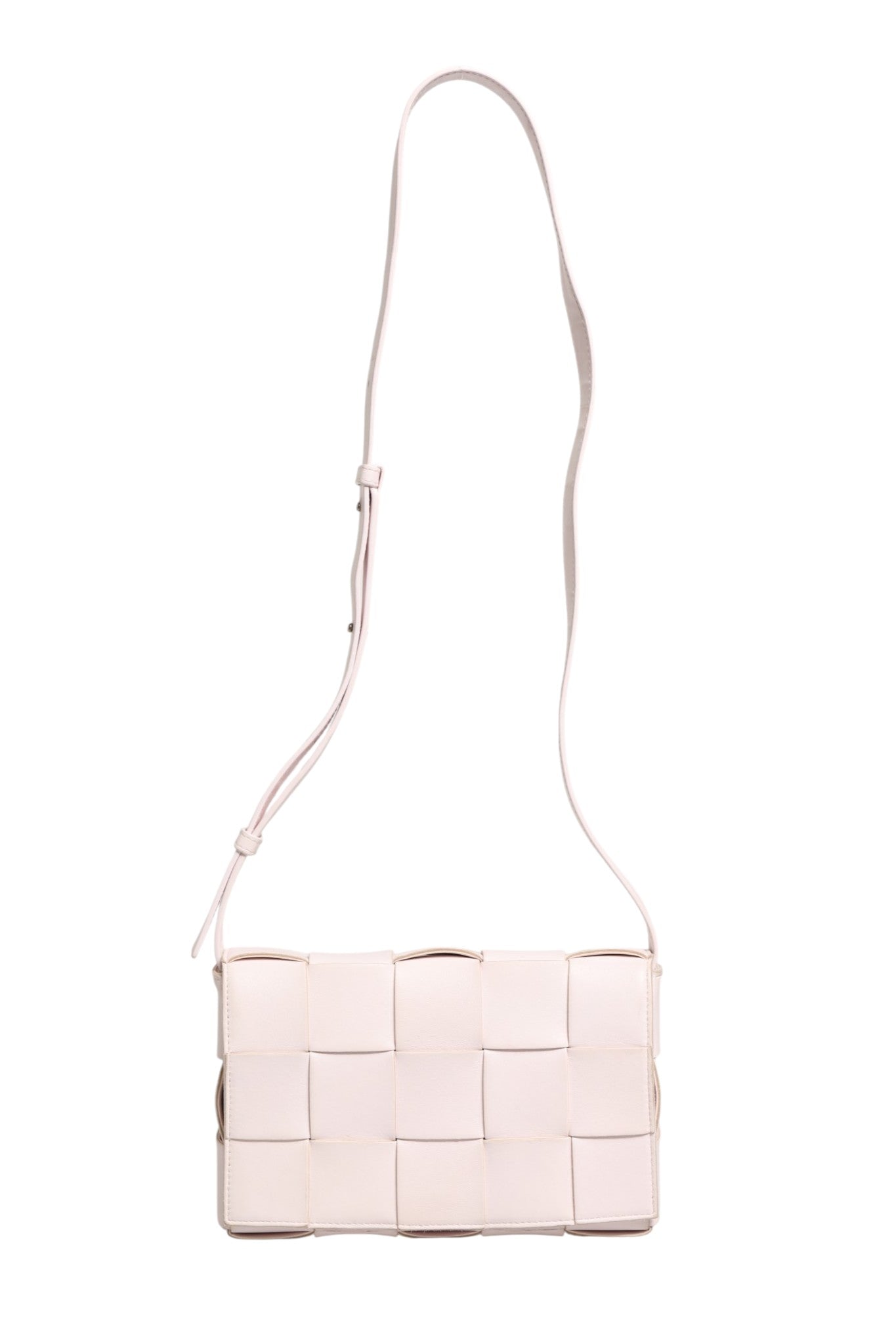 Bottega Veneta Intrecciato Cassette Shoulder Bag - Light Pink