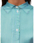 Loewe Longline Striped Silk Shirt