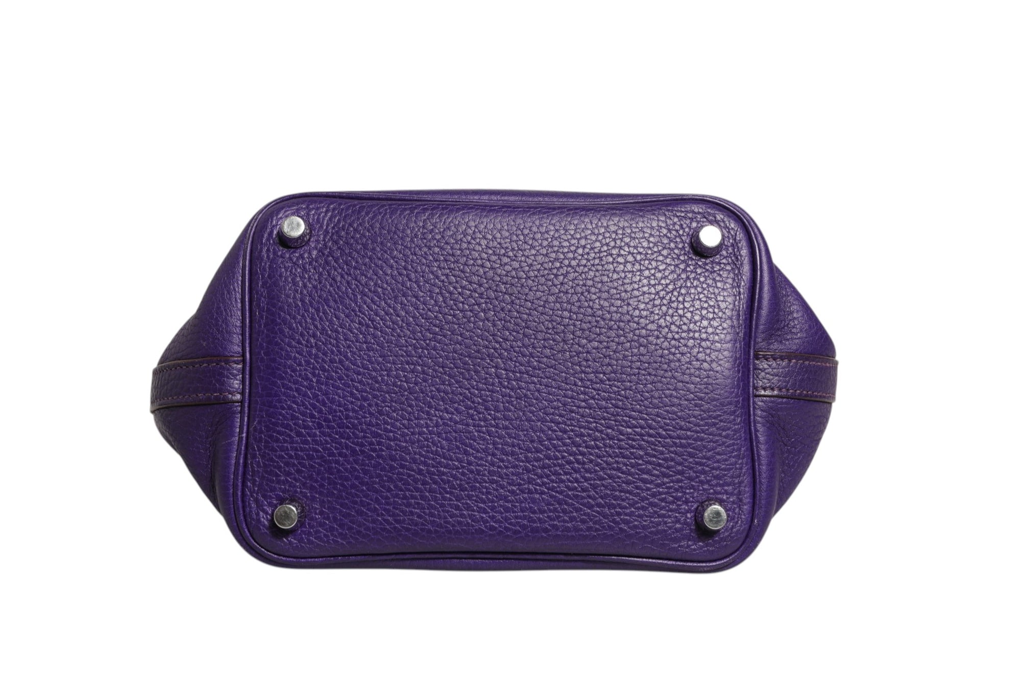 Hermès Picotin Lock PM Clemence Bag - Purple