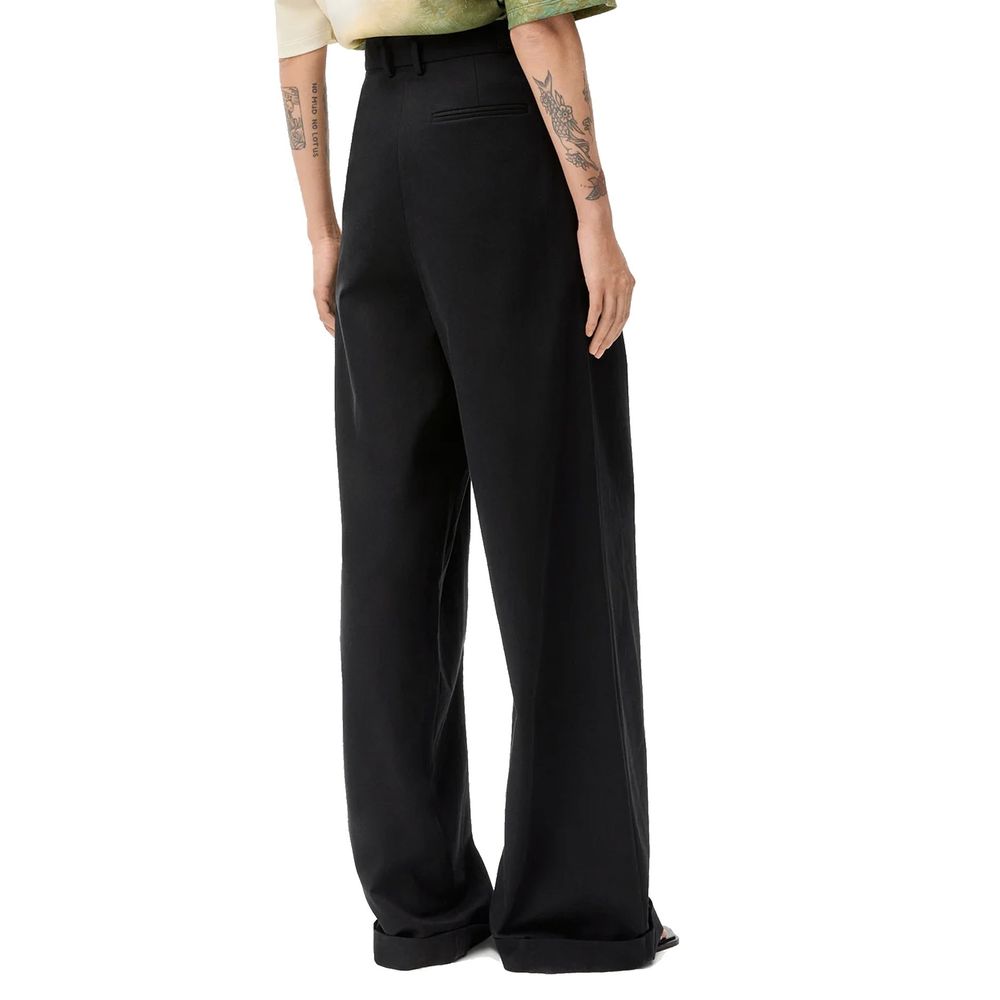 Loewe Wide Leg Pants - Black