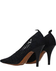 Stella McCartney Floral Lace High Heel Pumps - Black