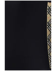 Burberry Low Back One-Piece Swimsuit - Black