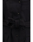 Ganni Coat Dress - Black