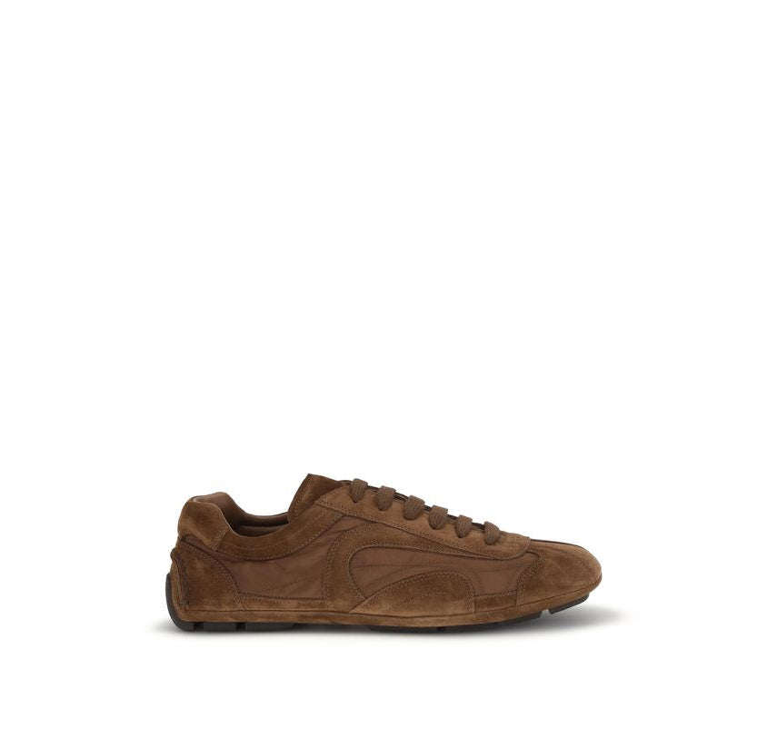 Prada Montecarlo Re-Edition 2005 Suede Leather Sneakers - Brown