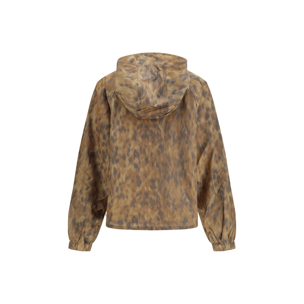Ganni Abstract Hooded Jacket