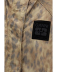 Ganni Abstract Hooded Jacket