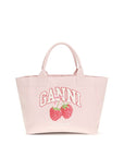 Ganni Raspberry Graphic Handbag