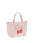 Ganni Raspberry Graphic Small Handbag