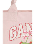 Ganni Raspberry Graphic Handbag